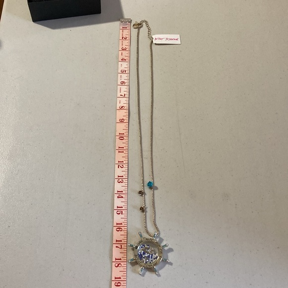 Betsey Johnson, Sail Away With Me, Ship Wheel Pendant - Picture 12 of 14